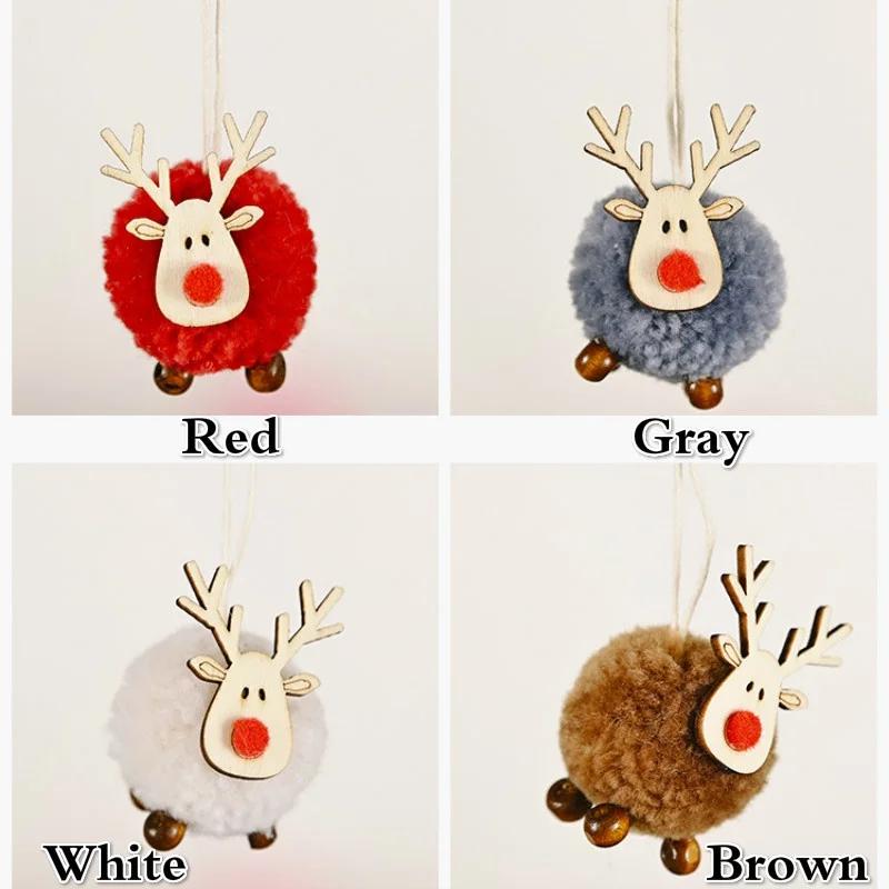 Christmas Decor Christmas Ornament Felt Elk Pendant Creative New Christmas Tree Hanging Gift Home Decoration