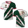 Mexican Constitution Day Pattern T-shirt Fashionable Mexican Flag and Emblem 3D Printed Top Summer Men's Casual Short Sleeve Sportswear