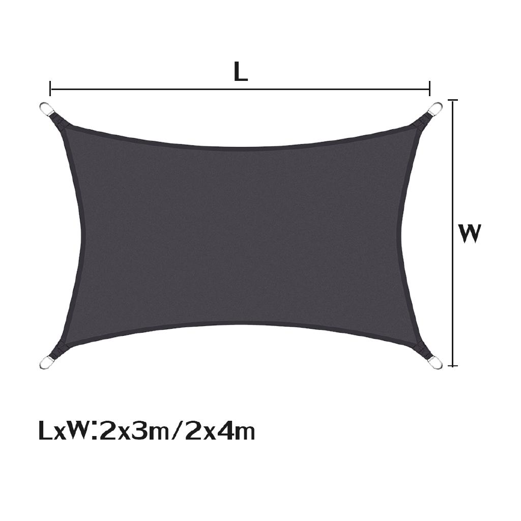 280GSM HDPE Ткань Квадратный Солнцезащитный Парус Затеняющие Сетки для Садового Покрытия Цветы Растения Патио Газон