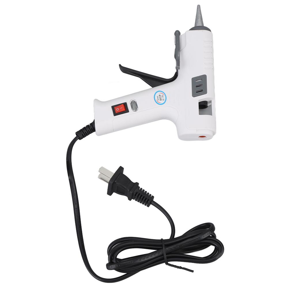 40 Вт Пистолет для горячего клея Быстрый нагрев Постоянная температура Ручной пистолет для горячего клея с палочками для рукоделия