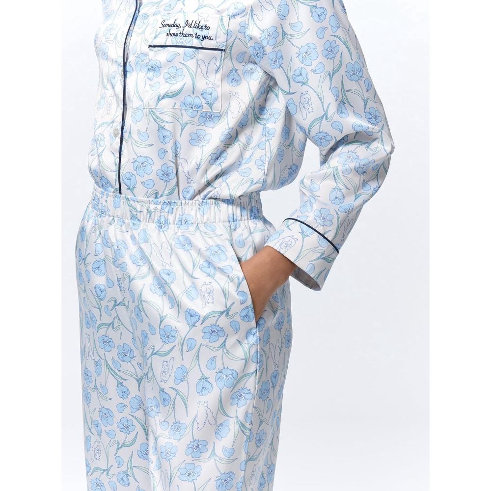 GU by Uniqlo Атласная пижамаS Длинные рукаваS Длинные брюкиFrieren Beyond Journey S End