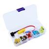Mirco2 ATR Size Blade Car Fuse 50Pcs/Box Assortment Set for Auto Car Truck 5/7.5/10/15/20A Fuse for Ford/Fox /Mondeo /Dodge/JEEP