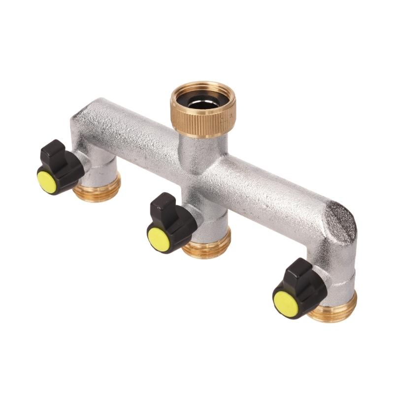 Модернизации 3-ходовой адаптер для крана Удобное 3-ходовое распределение воды Простой в использовании 3-ходовой водяной адаптер Гибкий водяной адаптер