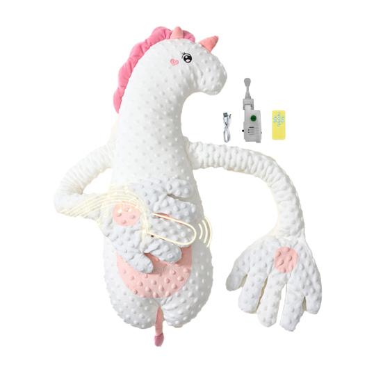 Подушка для похлопывания младенца, средство для успокоения и сна с 3 режимами, пульт дистанционного управления, средство для улучшения сна младенца для нежного похлопывания, белый шум