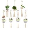 Macrame Plant Hanger Garden Indoor Hanging Planter Basket Rope Pot Holder Decor