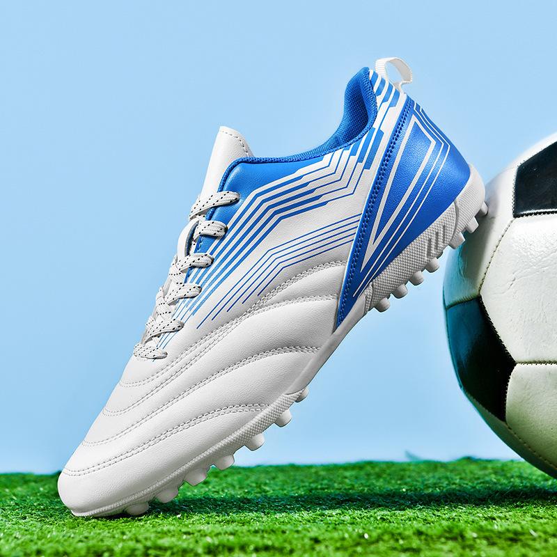 Медленный шок нескользящие детские взрослые футбольные бутсы сокол мальчики студенческие тренировочные длинные шипы убийца сломанные шипы студенческая цена