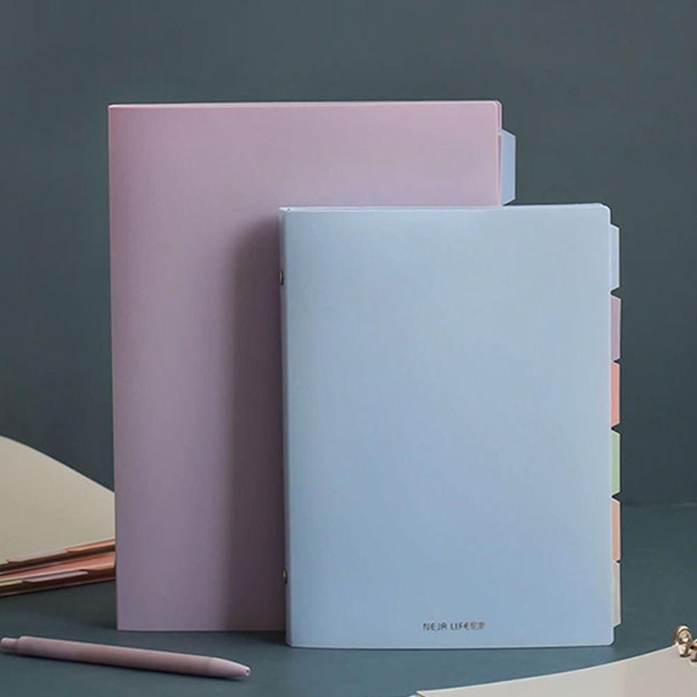 A5/B5 Color Binder Notebook Soft Student Notebooks New Student Stationery