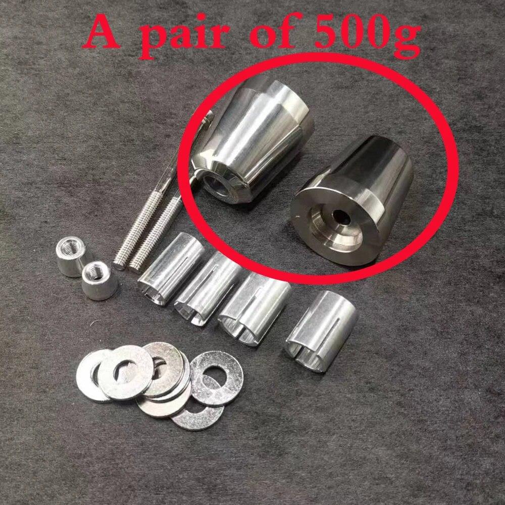 Motorcycle Stainless Steel Handle Bar End Cap Anti Vibration Slider Plug For Honda CB400 XL1000 Varadero CB190R/X CBF190 CB1300