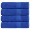 VidaXL Shower Towels 4 Pcs Blue 70x140 Cm 360 G/m² 100% Cotton, Towel, Set of Bath Towels, Towel 136714