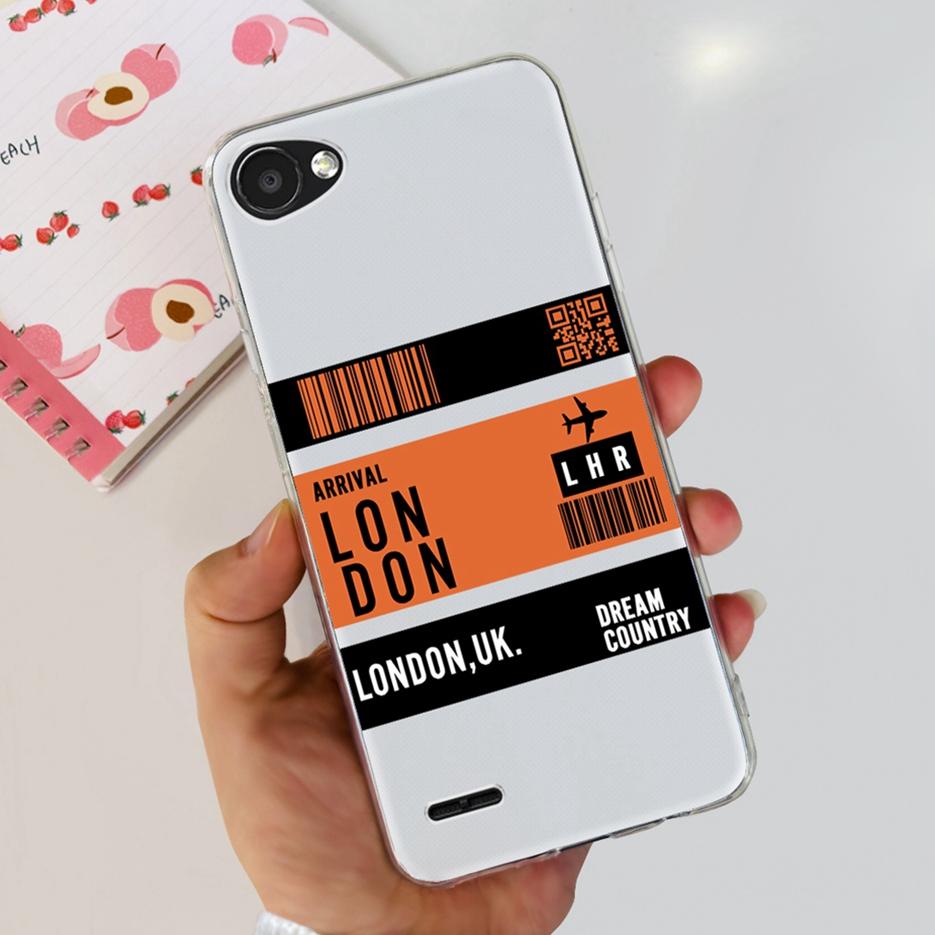 For LG Q6 Case M700 M703 Cute Painted Cover Soft Silicone Phone Case For LG Q6 Q6+ LGQ6 Back Cover Bumper For LG Q6 5.5'' Fundas