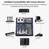 4-channel Mixing Console & Aux Paths Plus Effects Processor Digital Audio Mixer 3-band EQ Built-in