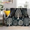 Tree of Life Nature Viking Yggdrasil Norse Soft Flannel Blankets,Throw Blanket Comfortable Blanket for Picnic Beds Home Bedroom
