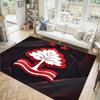 Nottingham Forest Design Crystal Velvet Carpet Cozy Non?Slip Printed Rug For Bedroom Living Room Entrance