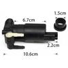 Wivplex Front Rear Window Screen Wiper Washer Pump Motor with Grommets for Citroen, C2