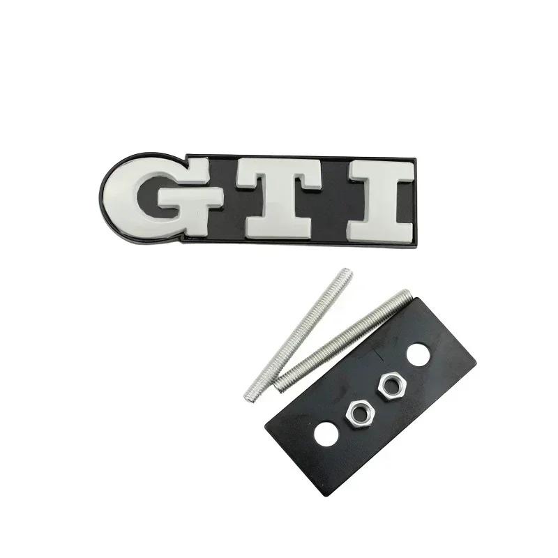 BRP1 For VOLKSWAGEN VW GTI for Volkswagen Metal GTI Logo Car Front Grille Emblem Badge Polo Caddy Golf 4 5 6 8 Jetta Tiguan Touran Pa oq2