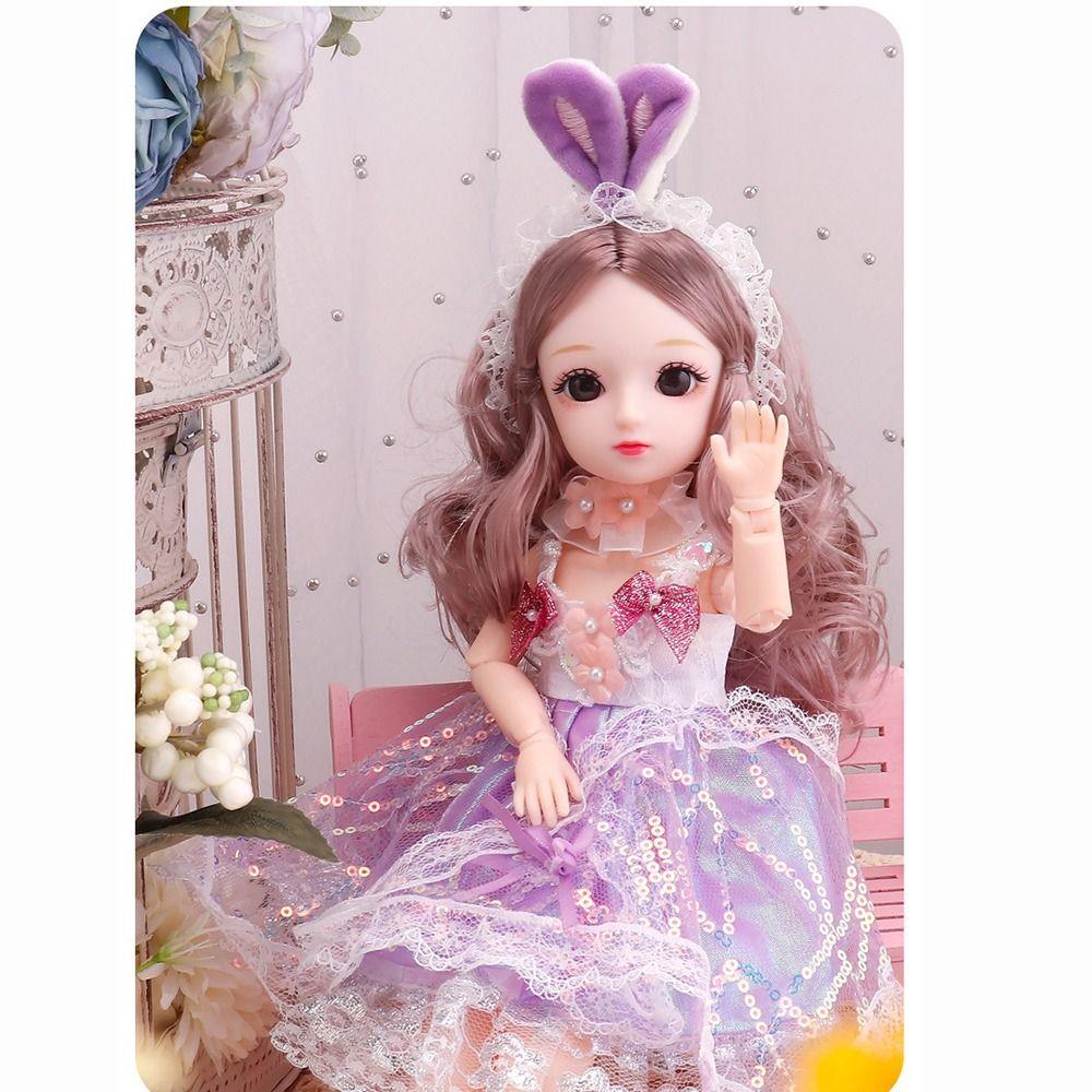 23 подвижных шарнирных куклы 30 см 23 подвижных шарнирных куклы с одеждой платьем DIY игрушечные куклы для девочек