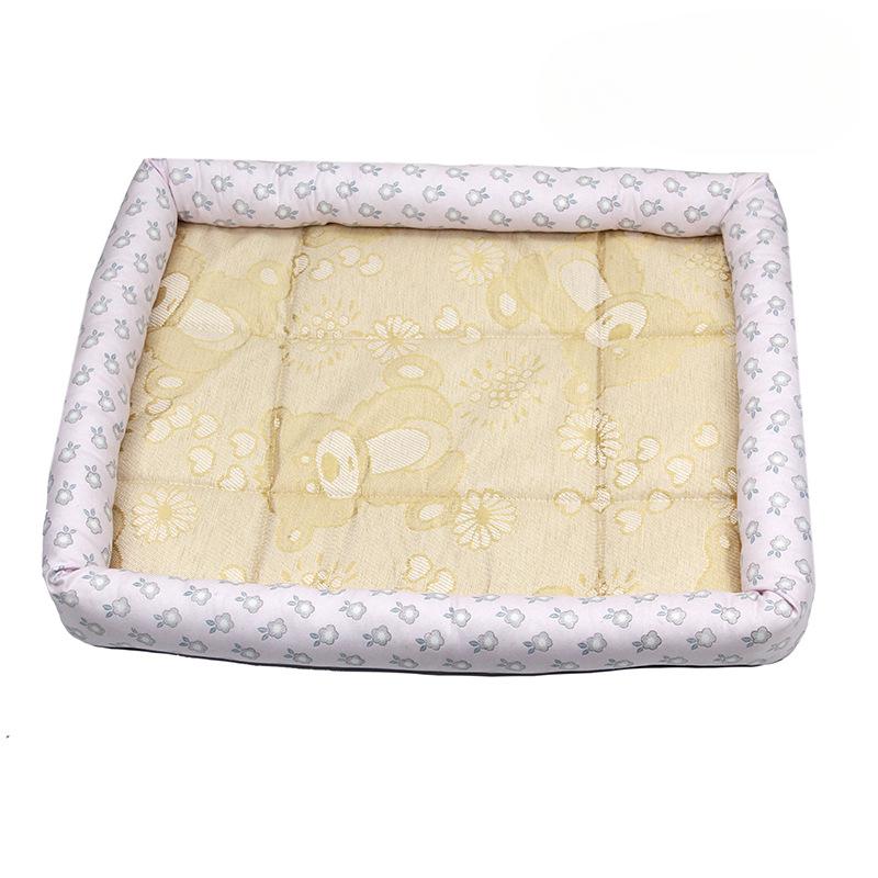 Летний коврик для домашних животных из ледяного шелка, летняя собачья будка, кошачье гнездо, коврик для домашних животных из ледяного шелка, товары для домашних животных, матрас для домашних животных