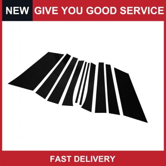 Door Pillar Window Trim for Buick Enclave 2007-2014 Black