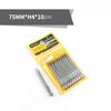 75mm Magnetic Head Screwdriver Bits 1/4" Hex Shank Screw Drivers Set H2-H10 Kits For Power Tools