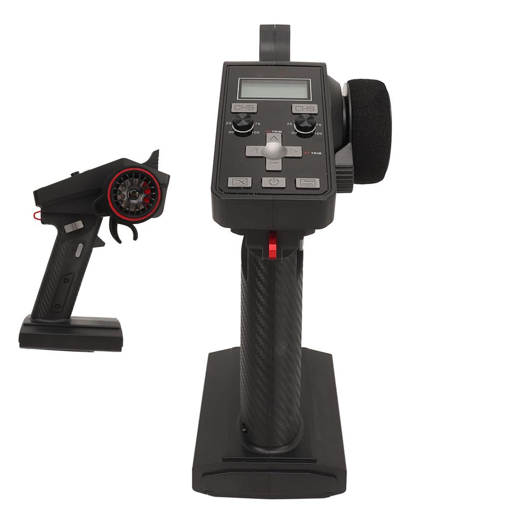 2,4 ГГц 6-канальный передатчик-приемник Профессиональный Высокочувствительный Пульт дистанционного управления с управлением одной рукой для радиоуправляемой машины, лодки