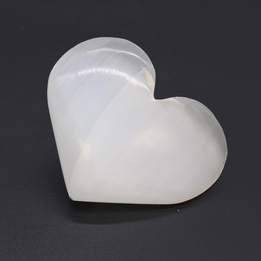 Selenite Heart Crystal 5-6 cm