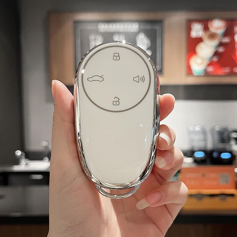 Neta X Key Case - Aya Frosted U High-End Pro Full Wrap V Shell with S Buckle for GT Car Interior Modification