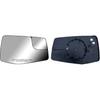 Replacement Driver Left Side Mirror Glass Heated With Back Plate For Chevrolet Silverado GMC Sierra From  To 2024