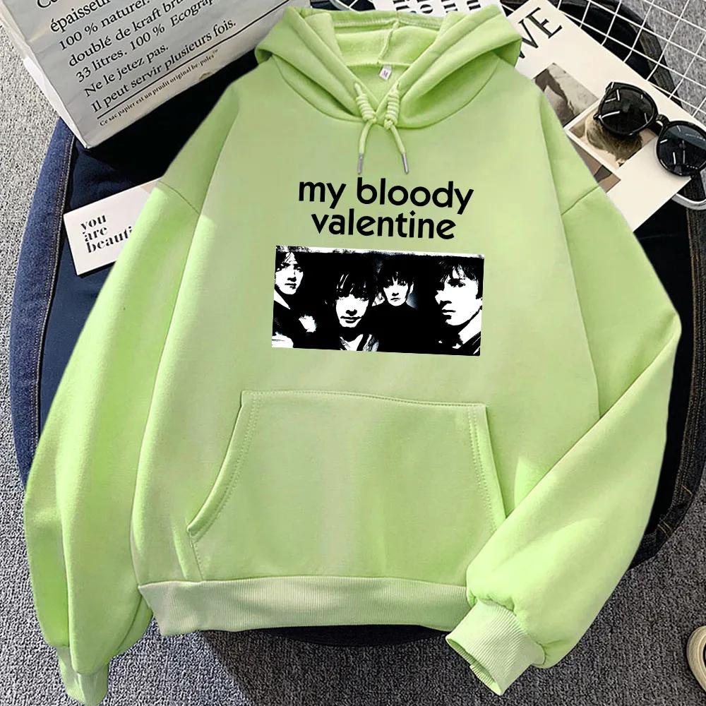 Rock Band My Bloody Valentine Hoodies Ropa De Mujer Sudaderas Soft Hooded Sweatshirts Long Sleeve Fall Winter Pullovers Clothing