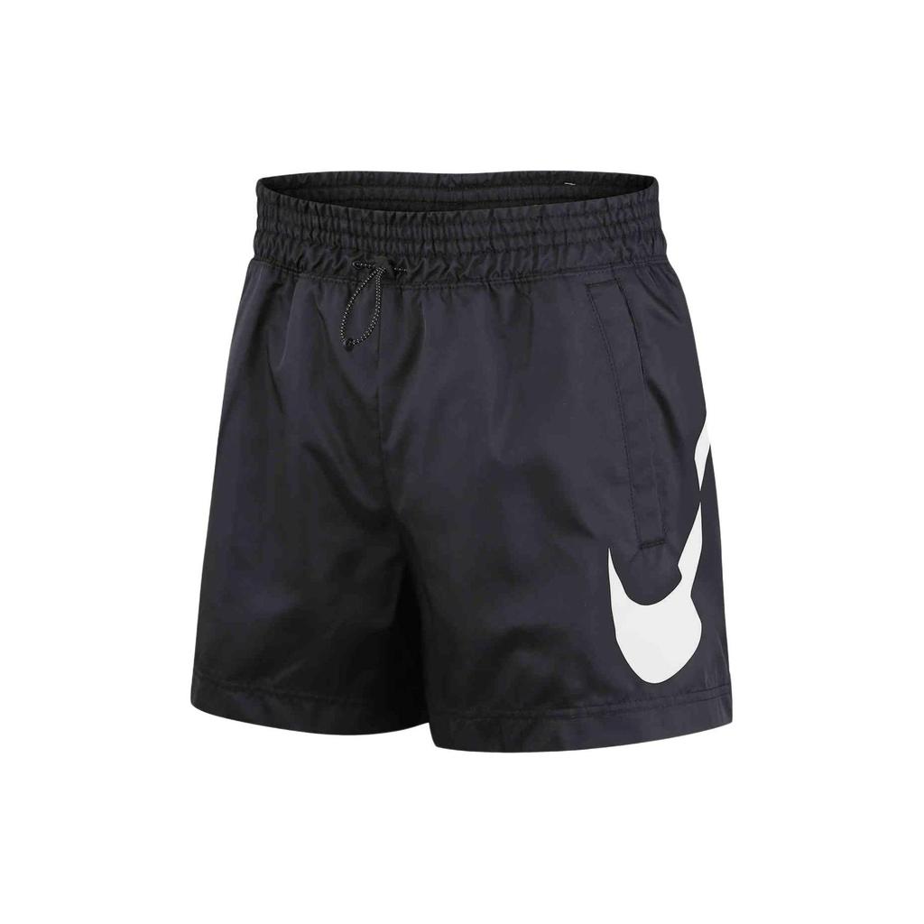 Nike Breathable Comfortable Logo Print Casual Shorts Women Shorts Black CT6044-010