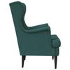 Armchair Dark Green Fabric