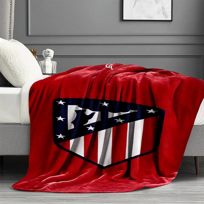 Atletico Madrid Print Blanket - Soft & Comfortable, for Bedroom, Travel, Sofa, Home Decoration - Birthday Christmas Gift for Friend