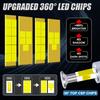 D1S D3S 360 LED Headlight Bulbs HID D2S D4S D5S D8S LED Canbus D1R D2R D3R D4R Xenon Turbo Lamp Plug&Play 12V For Projector Lens