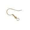 American Earrings Hook 19 Mm Gold 6 Pieces