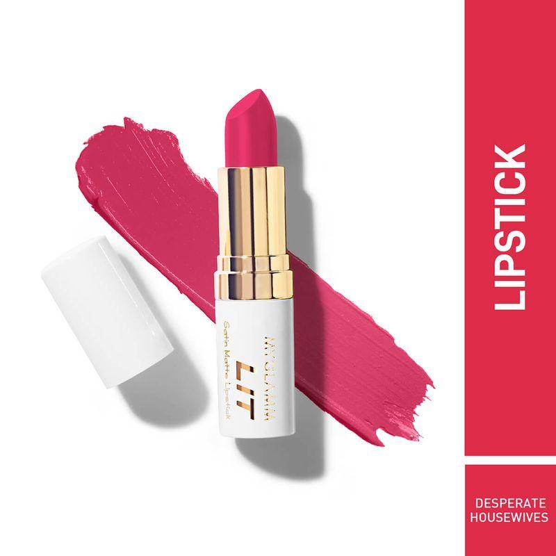 Myglamm Lit Satin Matte Lipstick - Gossip Girl