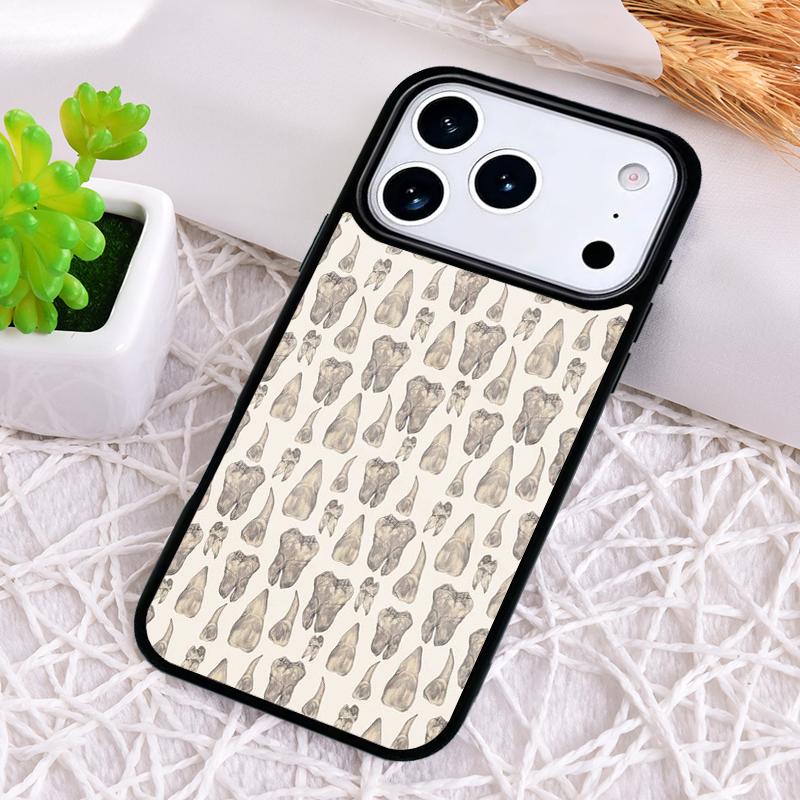 Мягкий чехол для телефона для iPhone 17 Air 16 15 11 12 14 13 Pro Max с изображением стоматолога, зуба, зубного гигиениста, противоударная крышка