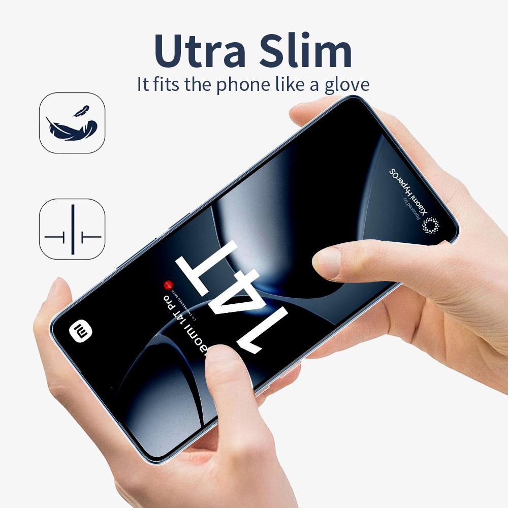 Для Xiaomi 14T Pro Чехол Прозрачный Мягкий Силиконовый Прозрачный Бампер Чехол для Телефона Для Xiaomi 14T Mi14T 2024 Прозрачная Противоударная Задняя Крышка