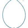 Standingfish Wander Wheel Necklace(blue)