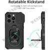 Чехол для iPhone 15 14 Pro Max 13 12 Pro Max 8 7 Plus Mini SE Heavy Duty Protection с выдвижной крышкой камеры и крышкой-зажимом для карт