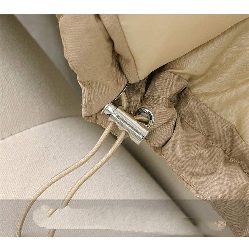 Женская модная куртка с капюшоном, толстая, на хлопковом пуху