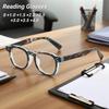 Новые Модные Роскошные Женские Очки для Чтения с Квадратной Рамкой Ретро Нейтральные Высокого Качества Универсальные Очки с Защитой от Синего Света