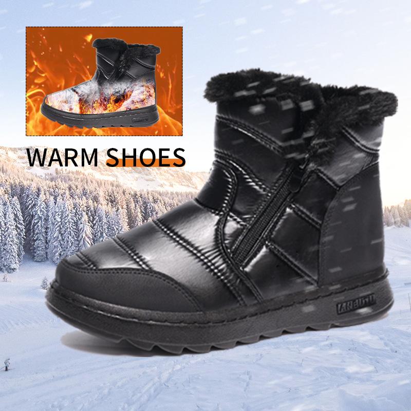 Women Winter Casual Lightweight Ankle Botas Women Waterproof Winter Snow Boots Platform Warm Cotton Shoes