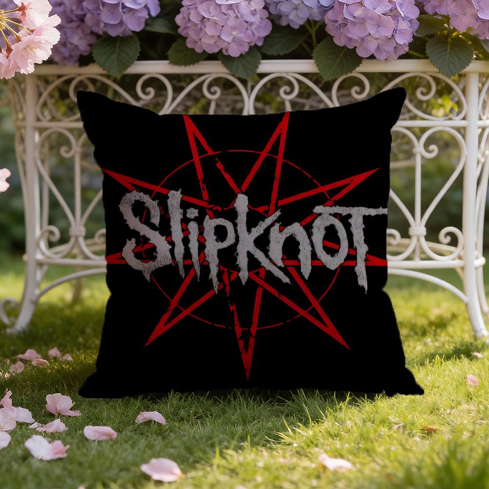 Подушка с принтом S-Slipknot Чехол для подушки для дома и автомобиля Двухсторонний чехол для подушки: Двусторонняя конструкция для максимального комфорта