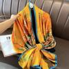 Шелковый шарф Ханчжоу для женщин, универсальный, весна и осень, модный, длинный, внешний платок для зимы, тонкий, высококачественный шарф