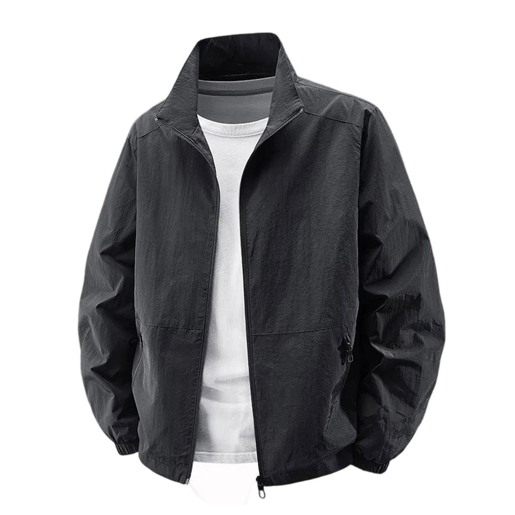 Куртка на молнии, Повседневная куртка с длинными рукавами и капюшоном на молнии