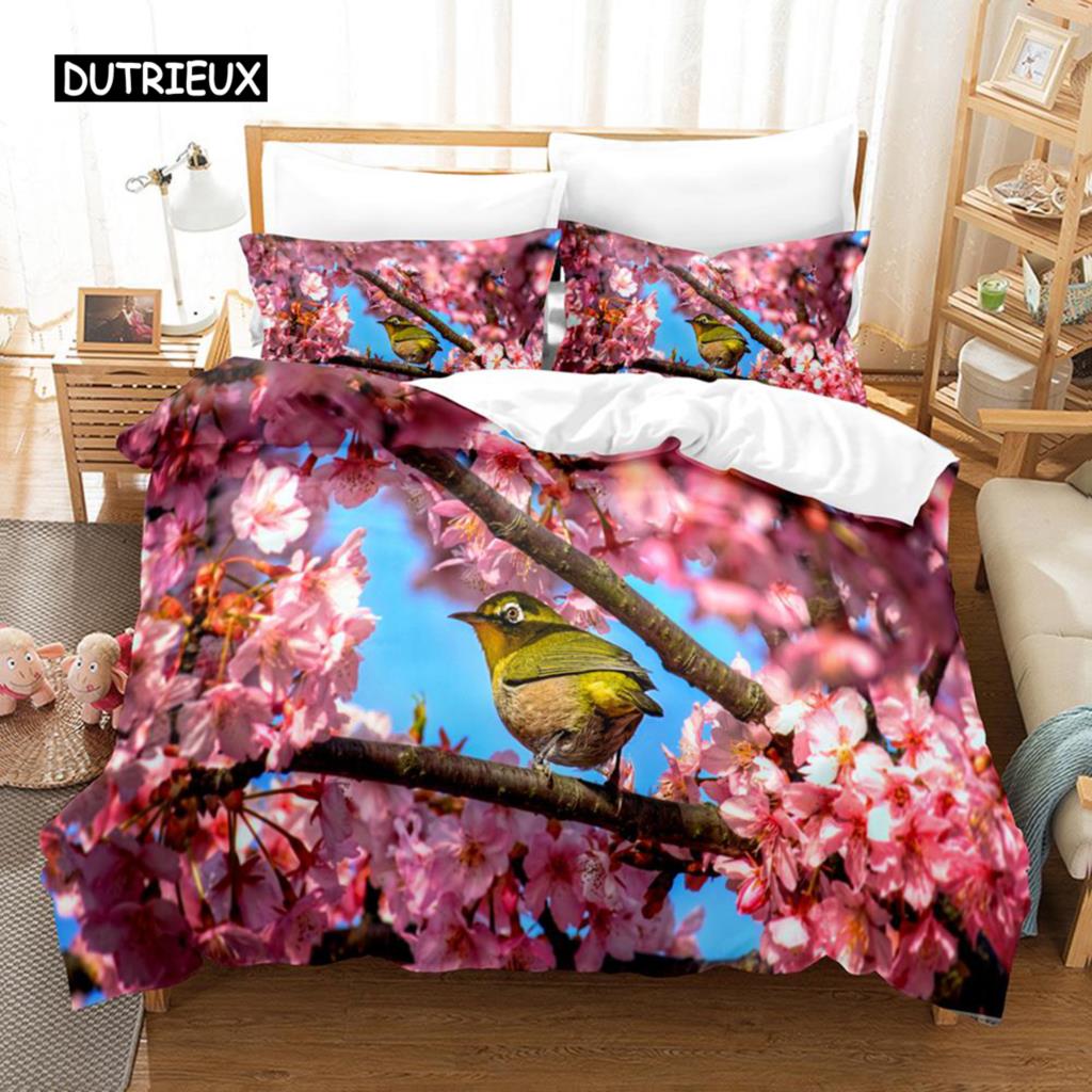 Комплект пододеяльников Natural Landscape Blue Sky Lawn Flower Double Queen King Size 2/3 шт. Полиэстеровое одеяло для детей, подростков и взрослых