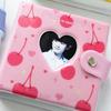 Cute Bear Milk Pattern Kpop Card Binder Love Heart Hollow 3 Inch Photo Album Instax Scrapbook Album 40 Pockets Photocard Holder