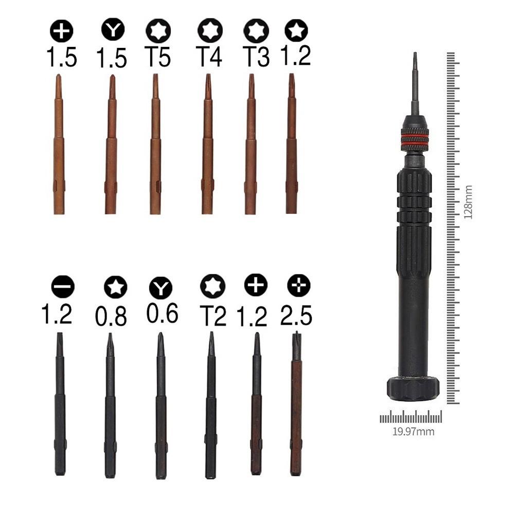 Ручка отвертки 4 в 1 Длина бит 40 мм Для Rda Rta Vape Diy Ручные инструменты