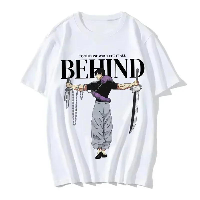 Японская аниме-футболка Jujutsu Kaisen для женщин, унисекс, унисекс, футболки с рисунком Gojo Satoru, женская мода, повседневная футболка, футболка унисексga