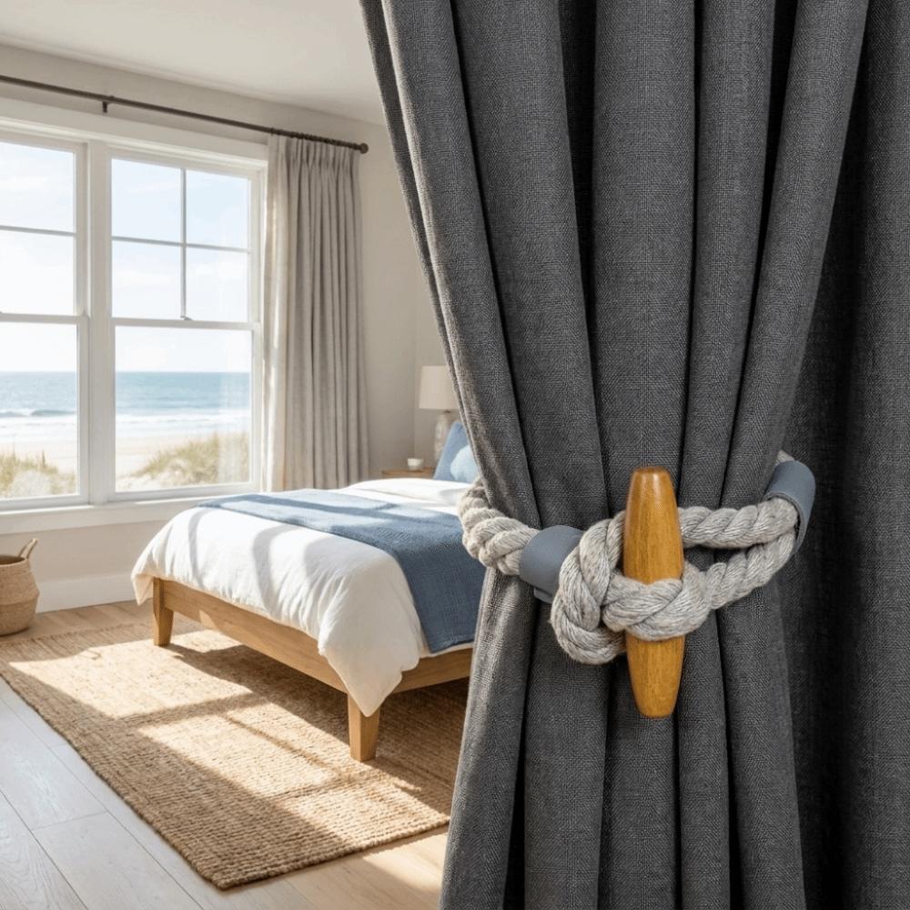2Pcs Minimalist Curtain Tiebacks decorative Curtain Tie Rope Boho Curtain Binding Living Room