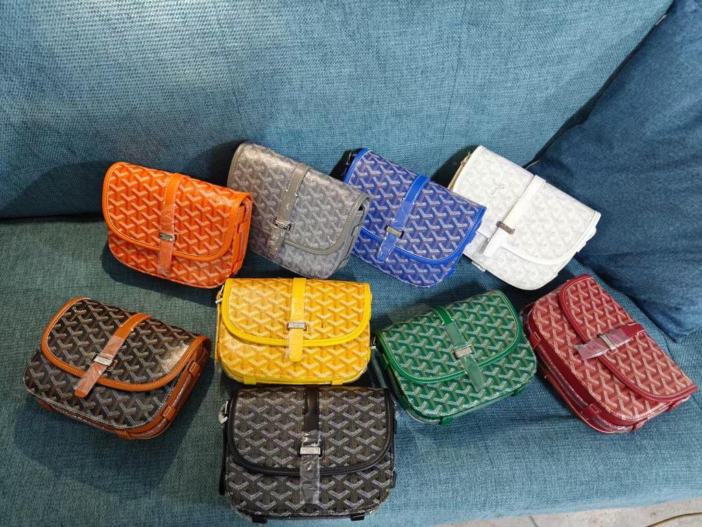 Сумка через плечо Goya Saddle 2024: Модная женская сумка и сумка-мессенджер с монограммой.